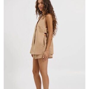 Bronze Snake Bonnie set- Vest and Shorts